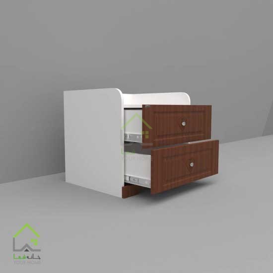  پاتختی مدرن و فانتزی  طرح قلب سفید