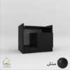 پاتختی مدرن کشو مخفی دستگیره مگنتی مشکی