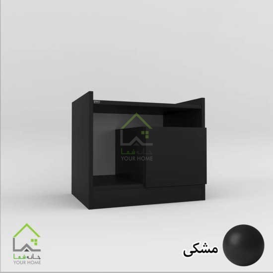 پاتختی مدرن کشو مخفی دستگیره مگنتی سفید