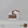 پاتختی کودک و نوجوان طرح ابر قهوه ای 