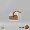 پاتختی کودک و نوجوان طرح ابر قهوه ای روشن
