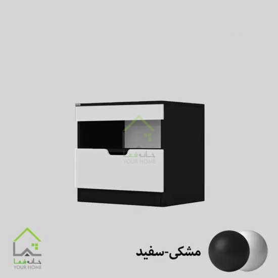 پاتختی مدرن با طراحی ساده و کاربردی سفید
