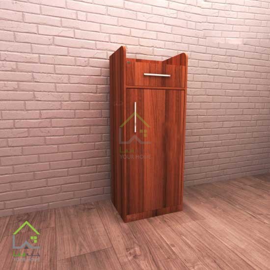 جاکفشی تک درب با دستگیره دو پیچ استیل مشکی