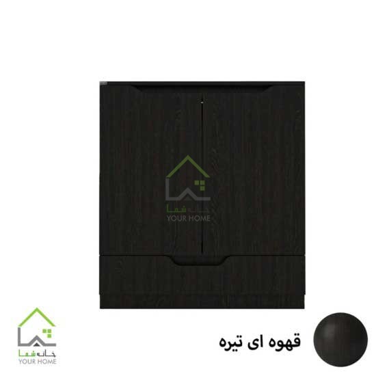 جاکفشی مدرن دو درب دو رنگ