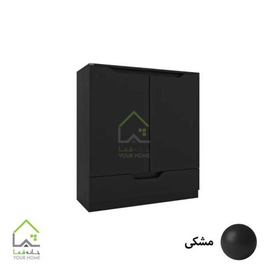 جاکفشی مدرن دو درب دو رنگ