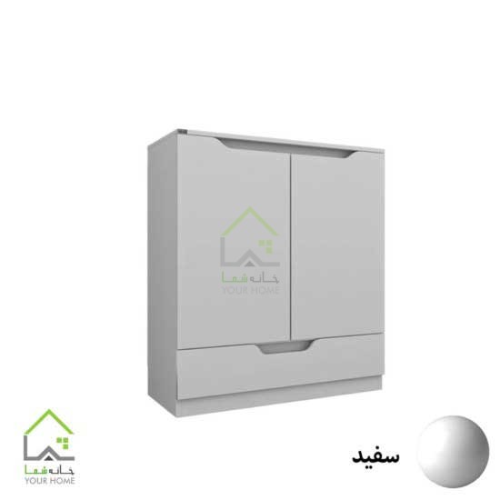 جاکفشی مدرن دو درب دو رنگ