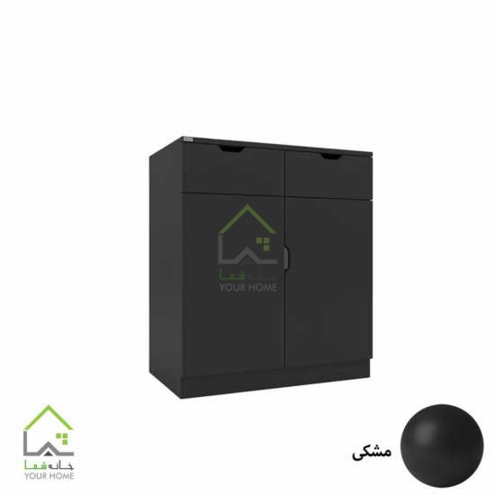 جاکفشی دو درب با با دسته سی ان سی سفید