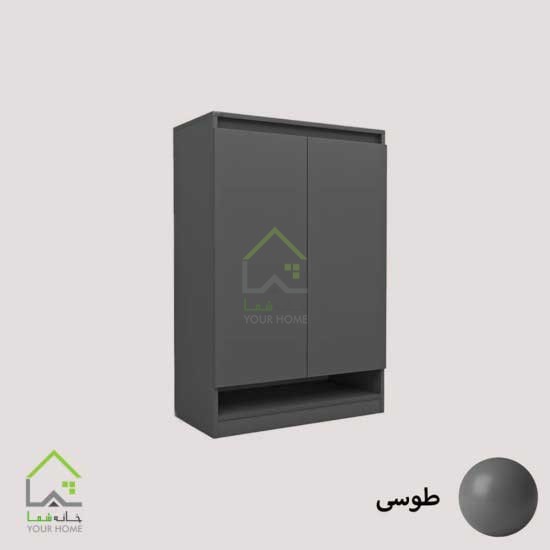 جاکفشی دو درب با لولای آرام بند