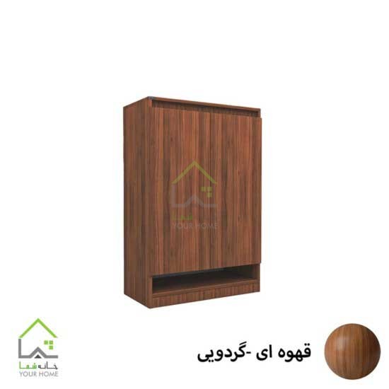 جاکفشی دو درب با لولای آرام بند
