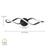 دیوارکوب پیچک اس ام دی