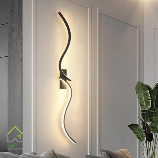 دیوار کوب منحنی اس ام دی