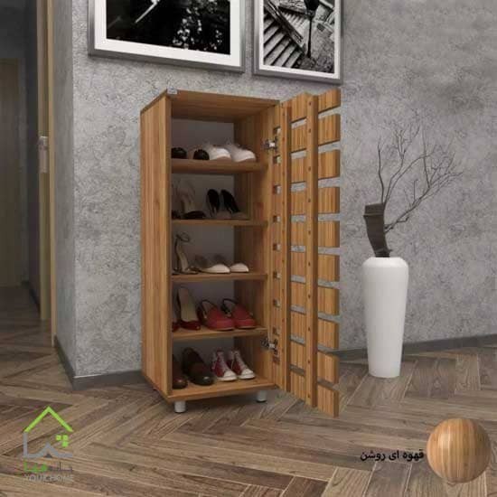 جاکفشی با طراحی زیبا و مدرن قهوه ای