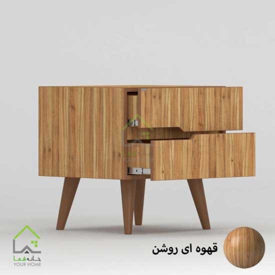 پاتختی مدرن پایه مخروطی دسته سی ان سی دو رنگ