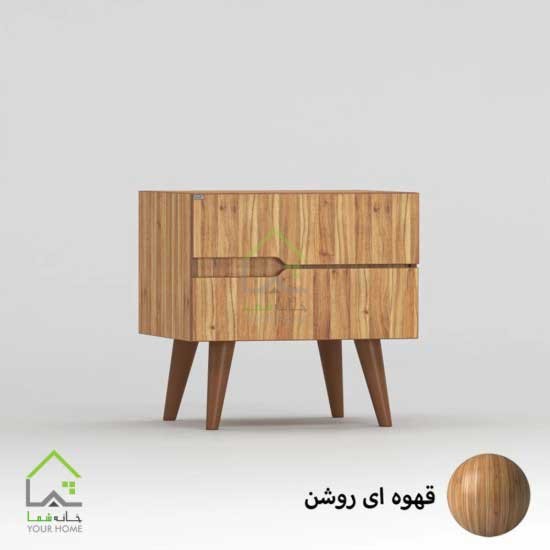 پاتختی مدرن پایه مخروطی دسته سی ان سی دو رنگ