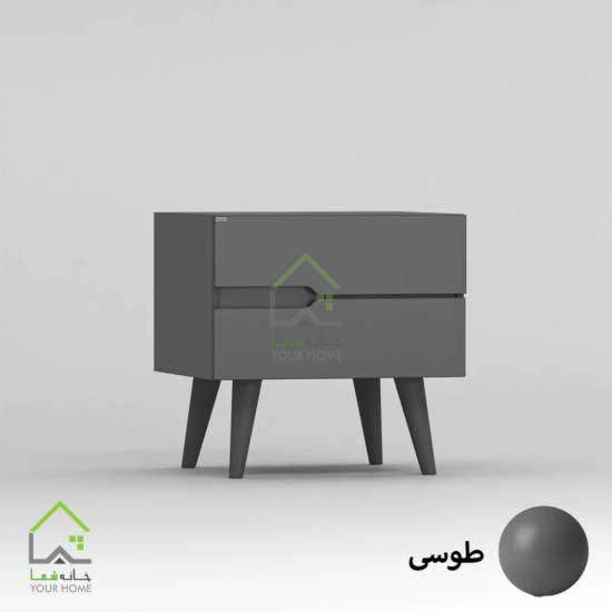 پاتختی مدرن پایه مخروطی دسته سی ان سی دو رنگ
