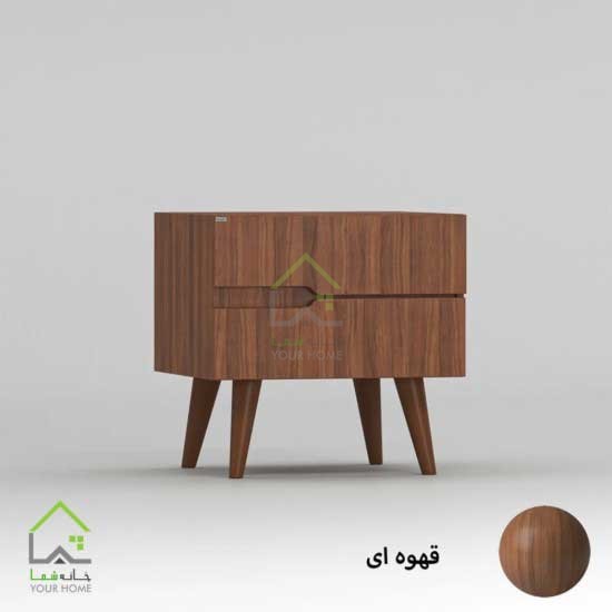 پاتختی مدرن پایه مخروطی دسته سی ان سی دو رنگ