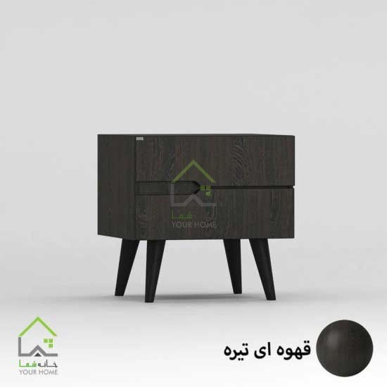 پاتختی مدرن پایه مخروطی دسته سی ان سی دو رنگ