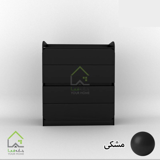 دراور چهارکشو با طراحی ساده و کاربردی سفید