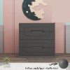 دراور چهارکشو مدرن دسته سی ان سی توکار طوسی