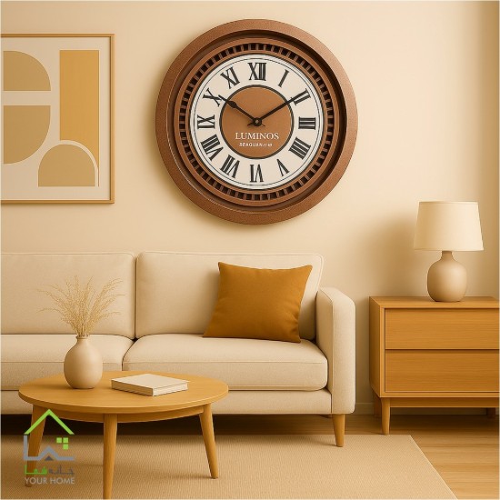ساعت دیواری کلاسیک چوبی لومینوس2