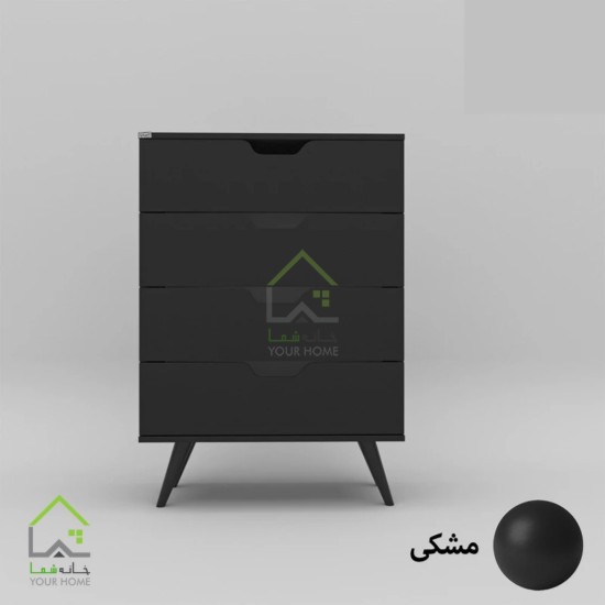 دراور پایه مخروطی دسته سی ان سی مدرن سفید