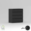 دراور پنج کشو با ریل سه تکه ساچمه ای مشکی