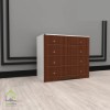 دراور فانتزی چهارکشو با ریل سه تکه دو رنگ