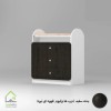 دراور کودک فانتزی با لمسه کرمی قهوه ای تیره