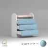 دراور کودک فانتزی با لمسه کرمی آبی