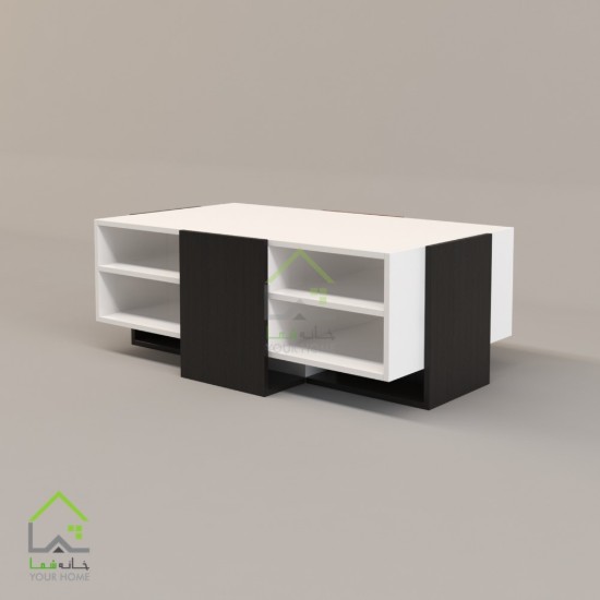 میز جلومبلی باکس دار کاربردی سفید
