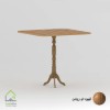 میزخاطره مدرن با روکش وکیوم قهوه ای روشن