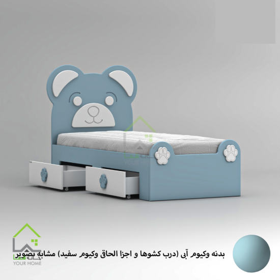 تخت کودک تدی 80*180