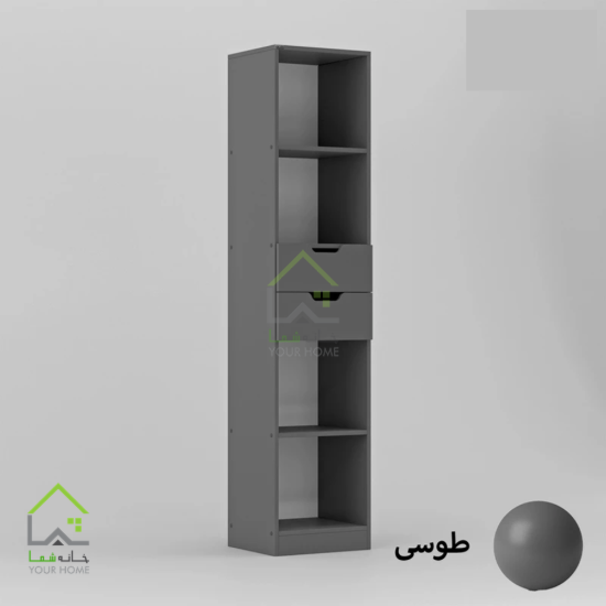 کتابخانه ایستاده کشودار