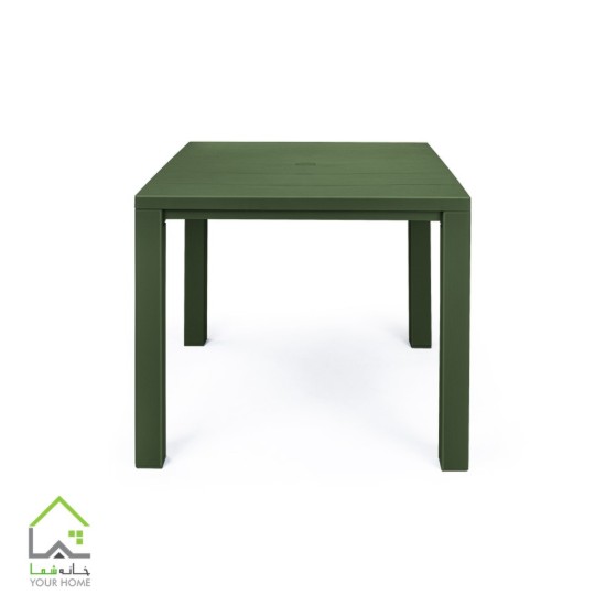 میز پلیمری چهارنفره  سبز