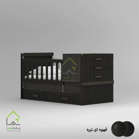 تختخواب نوزاد مهتاب