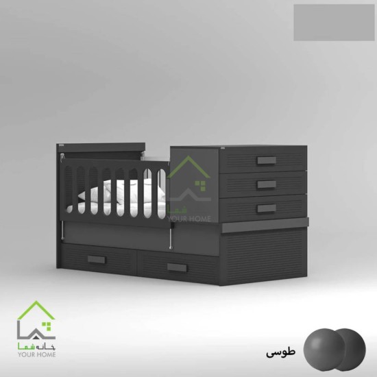 تختخواب نوزاد مهتاب