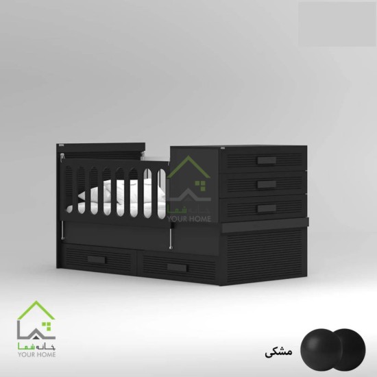 تختخواب نوزاد مهتاب