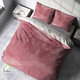 روتختی سه بعدی دونفره صورتی