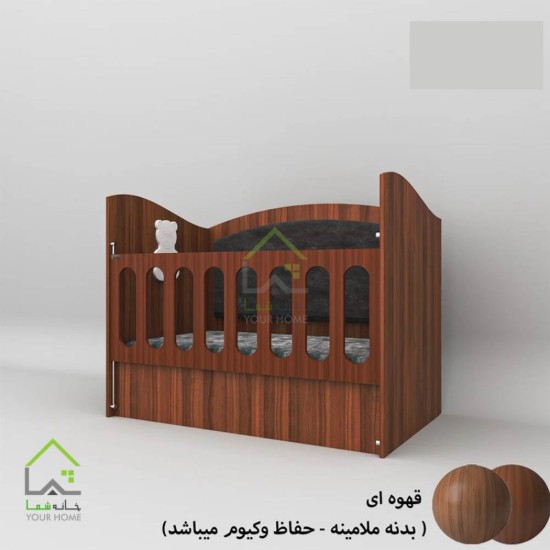 تختخواب نوزاد لمسه