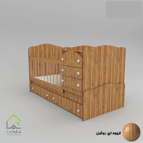 تختخواب نوزاد ستاره