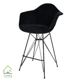 صندلی کانتر پارچه ای پایه فلزی