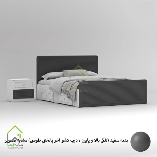 تخت خواب دو نفره مینیمال