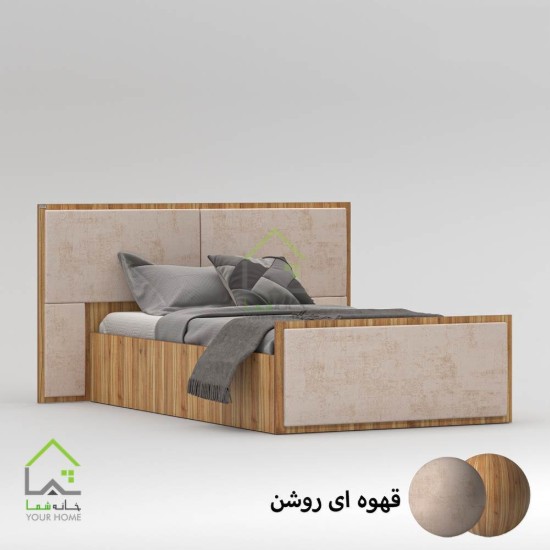 تختخواب یک نفره لمسه