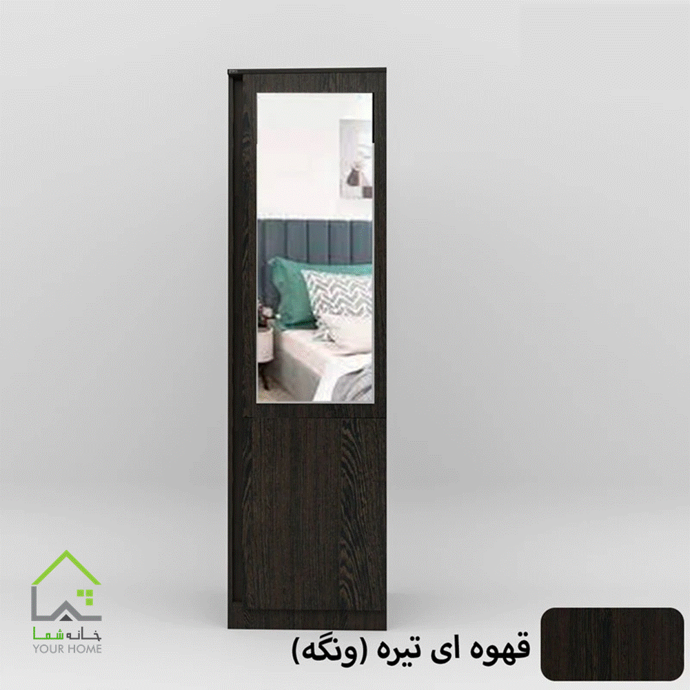 کمد لباس درب آینه ای