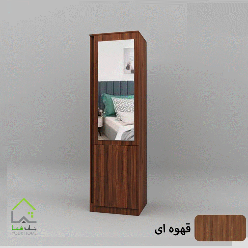 کمد لباس درب آینه ای