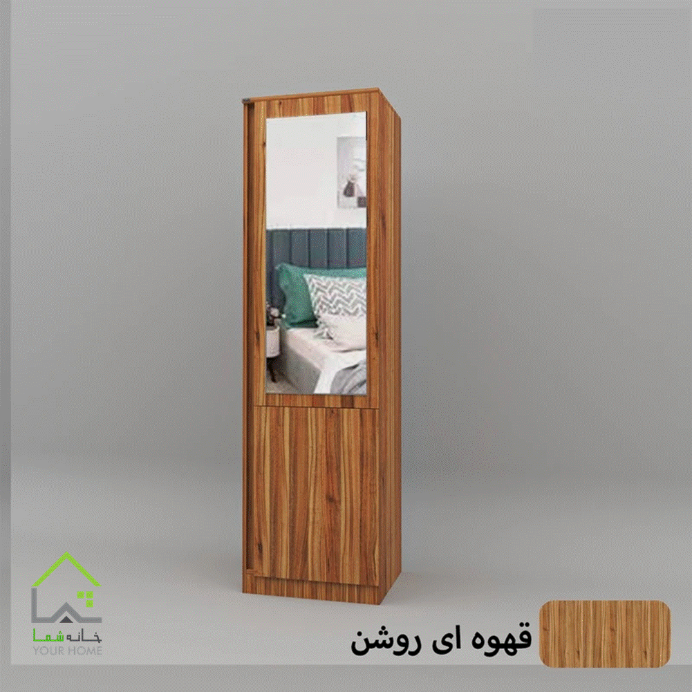 کمد لباس درب آینه ای