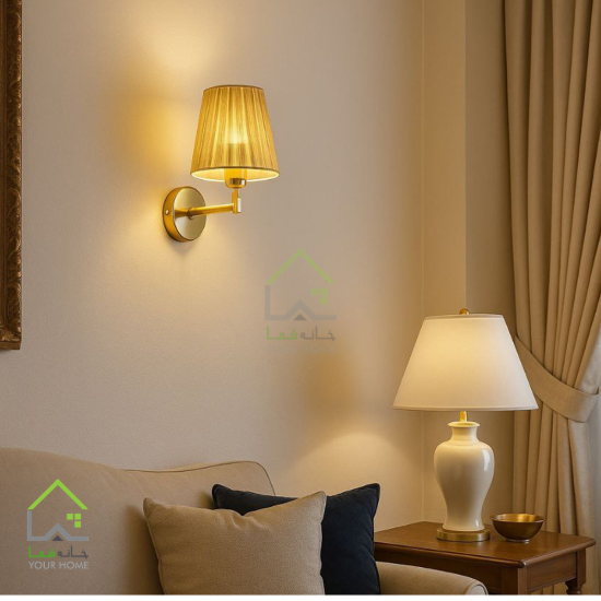 چراغ دیواری طلایی کلاسیک