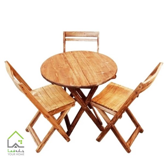 میز و صندلی تاشو روستیک