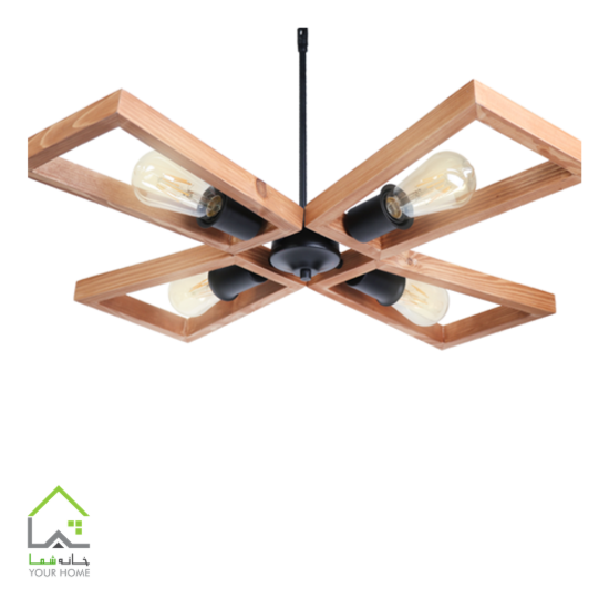 لوستر چوبی خاص