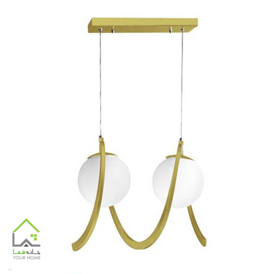 لوستر آویز 2 شعله